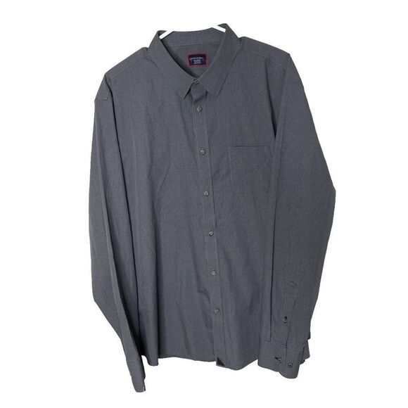 Untuckit Mens 2XL Wrinkle Free Long Sleeve Button Up Shirt Check XXL - Picture 2 of 15